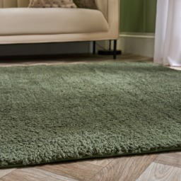 OHS Cosy Teddy Rug, Woodland Green - 80 x 150cm - thumbnail 3