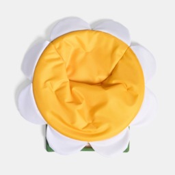 OHS Kids Daisy Foldable Moon Camping Chair - Yellow/White - thumbnail 5
