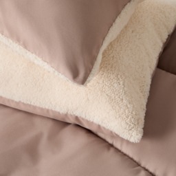 OHS Sherpa Reverse Coverless 10.5 Tog Duvet Set, Natural - Double - thumbnail 5