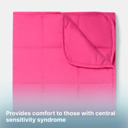 OHS Supersoft Weighted 8kg Blanket, Hot Pink - 150 x 200cm - thumbnail 4