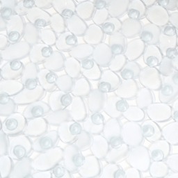 OHS Square PVC Slip Resistant Shower Mat - Clear - thumbnail 4