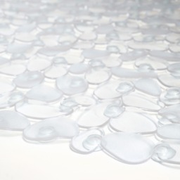 OHS Square PVC Slip Resistant Shower Mat - Clear - thumbnail 2