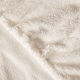 OHS Teddy Fleece Fitted Sheet, White - Super King - thumbnail 4