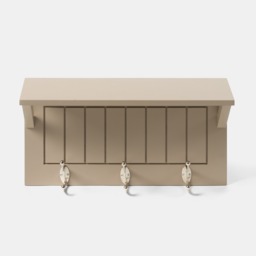 OHS Coat Hook Shelf - Natural - thumbnail 4