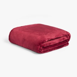 OHS Supersoft Throw, Burgundy - 120 x 150cm - thumbnail 4