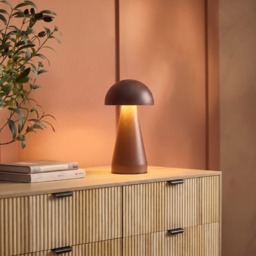 OHS Mushroom Rechargeable Table Lamp - Coffee - thumbnail 3