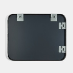 OHS Framed Bathroom Wall Vanity Mirror - Silver - thumbnail 4