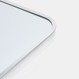 OHS Framed Bathroom Wall Vanity Mirror - Silver - thumbnail 3