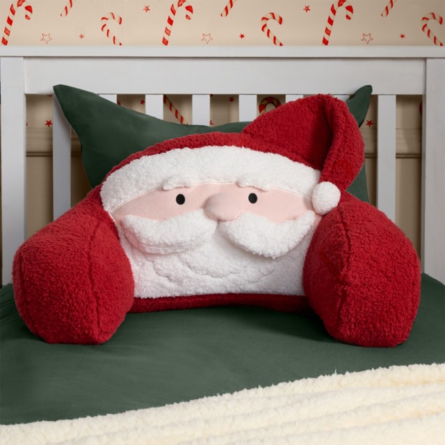 OHS Santa Cuddle Cushion - Red - image 1