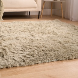 OHS Fluffy Rug, Sage - 80 x 150 cm - thumbnail 3
