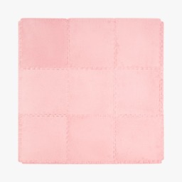 OHS 9 Piece Interlocking Teddy Tiles - Pink - thumbnail 3
