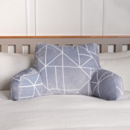OHS Geometric Cuddle Cushion - Grey - thumbnail 2