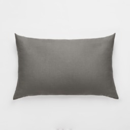 OHS 2 Pack Polycotton Housewife Pillowcases - Charcoal - thumbnail 4