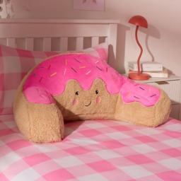 OHS Dolly The Doughnut Cuddle Cushion - Brown/Pink - thumbnail 4