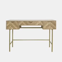 OHS Chevron Dressing Table - Light Wood - thumbnail 2