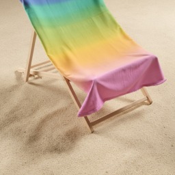 OHS Ombre Print Beach Towel - Multi - thumbnail 3