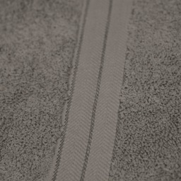 OHS 100% Cotton 2 Jumbo Bath Sheets - Grey - thumbnail 4