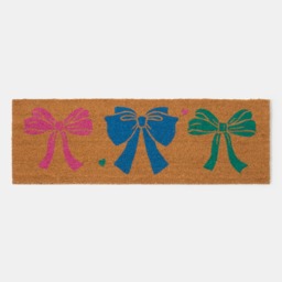 OHS Bow Print Runner Coir Mat - Natural - thumbnail 2