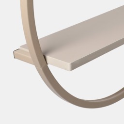 OHS Circle Towel Holder With Shelf - Natural - thumbnail 4