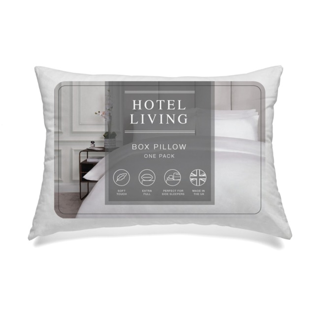 OHS Hotel Living Box Pillow - White - image 1