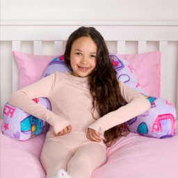 OHS Kids Gaming Fleece Cuddle Cushion - Lilac - thumbnail 3