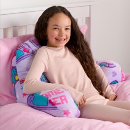 OHS Kids Gaming Fleece Cuddle Cushion - Lilac - thumbnail 4
