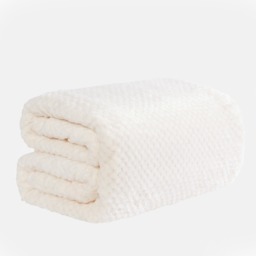 Luxury Waffle Single Throw -Cream - thumbnail 2