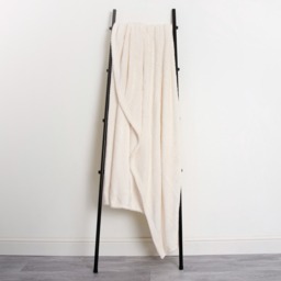 Luxury Waffle Single Throw -Cream - thumbnail 3