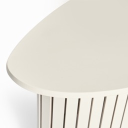 OHS Madison Ribbed Side Table - Cream - thumbnail 4