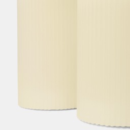 OHS LED Ribbed Candles, Cream - 3 Pack - thumbnail 4