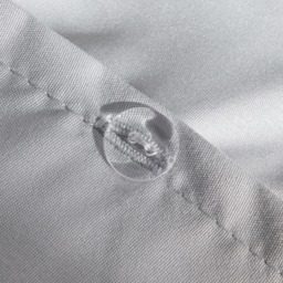 OHS Piped Edge Duvet Set, Silver/Grey - King - thumbnail 5
