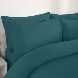 OHS 2 Pack Plain Dyed Housewife Pillowcases - Teal - thumbnail 4
