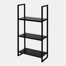 OHS 3-Tier Mounted Wall Shelves Set - Black - thumbnail 2