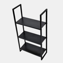 OHS 3-Tier Mounted Wall Shelves Set - Black - thumbnail 3