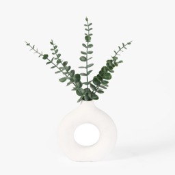 OHS Small Eucalyptus in Ceramic Vase - Natural - thumbnail 3