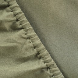 OHS Plain Dyed Deep Fitted Sheet, Woodland Green - King - thumbnail 2
