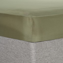 OHS Plain Dyed Deep Fitted Sheet, Woodland Green - King
