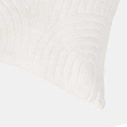 OHS Arches Embossed Quilted Cushion Covers - Cream - thumbnail 5