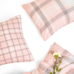 OHS Aspen Brushed Cotton Duvet Set, Blush - Single - thumbnail 4