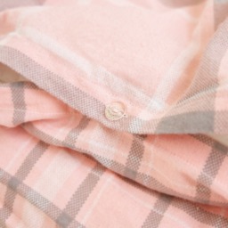 OHS Aspen Brushed Cotton Duvet Set, Blush - Single - thumbnail 3
