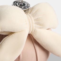 OHS 4 Pack Bauble with Bow - Cream/Natural - thumbnail 5