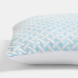 OHS Cooling Pillow -  White/Blue - thumbnail 4