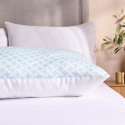 OHS Cooling Pillow -  White/Blue - thumbnail 3