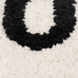 OHS Rudey Nudey Tufted Bath Mat - Monochrome - thumbnail 4