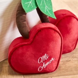 OHS Heart Cherry Doorstop - Red - thumbnail 2