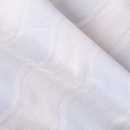 OHS Bows & Stripe Reversible Duvet Cover Set, Blue/White - Single - thumbnail 5
