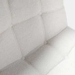 OHS Boucle Square Lazy Chair - Cream - thumbnail 4