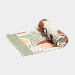 OHS Shake Your Coconuts Slogan Beach Towel - Green - thumbnail 4