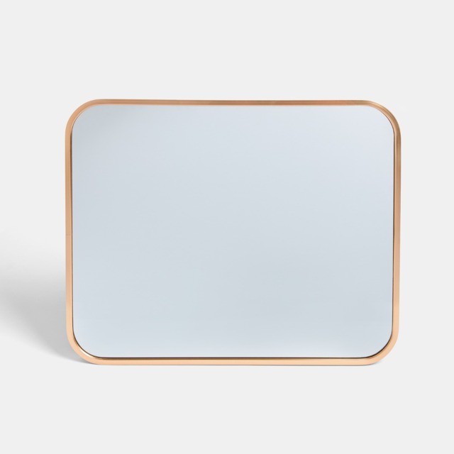 OHS Framed Bathroom Wall Vanity Mirror - Gold - image 1