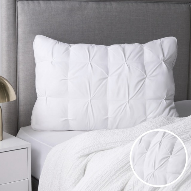 OHS Quilted Hotel Pillow - White - image 1